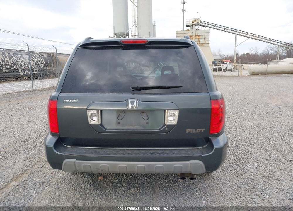 2004 HONDA PILOT EX-L VIN: 2HKYF18644H514586