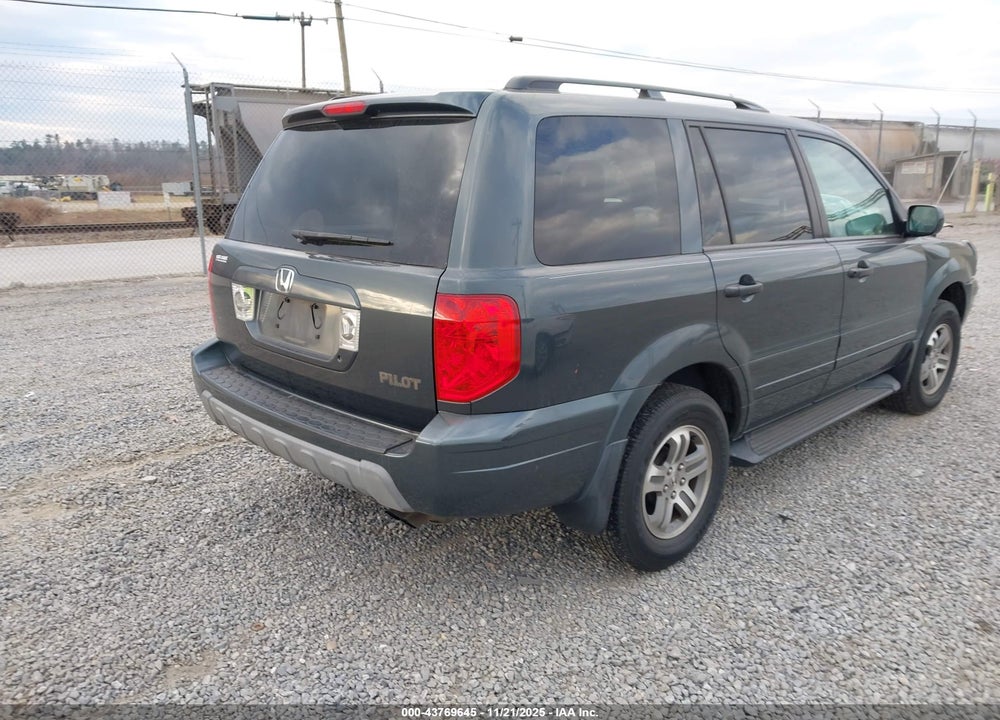 2004 HONDA PILOT EX-L VIN: 2HKYF18644H514586