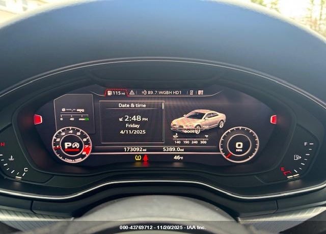 2018 AUDI A5 PREMIUM VIN: WAUPNAF50JA002963