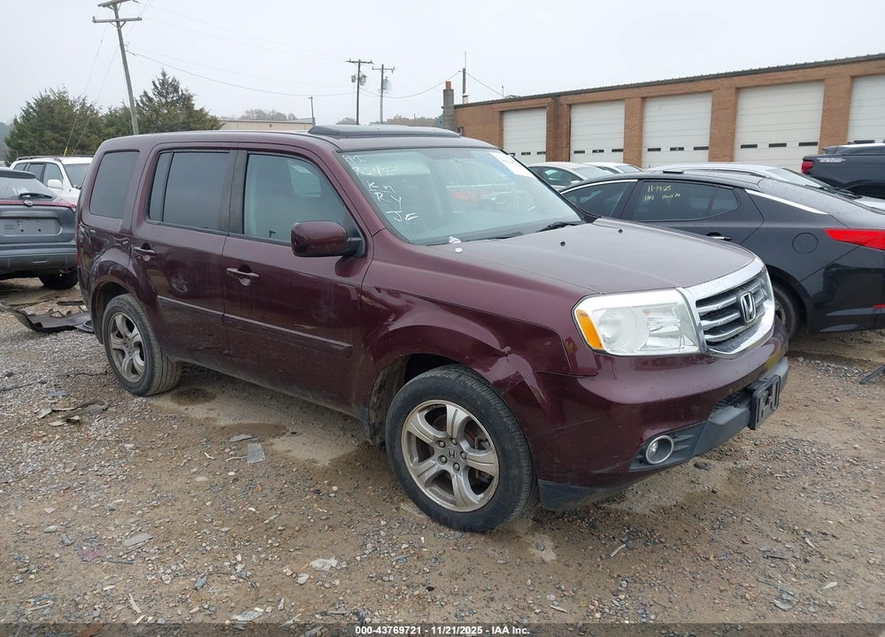 2014 HONDA PILOT EX-L VIN: 5FNYF3H57EB019883