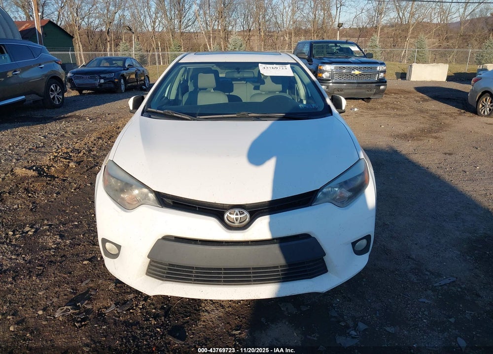 2014 TOYOTA COROLLA LE PLUS VIN: 2T1BURHE2EC136290