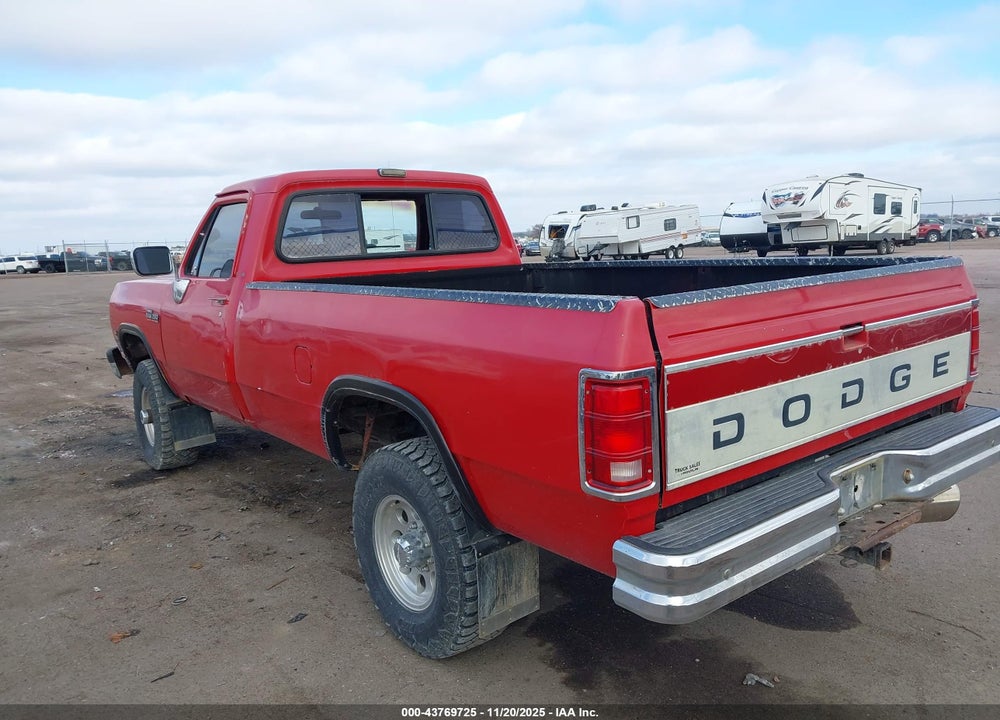 1991 DODGE W-SERIES W200/W250 VIN: 1B7KM26C5MS337560
