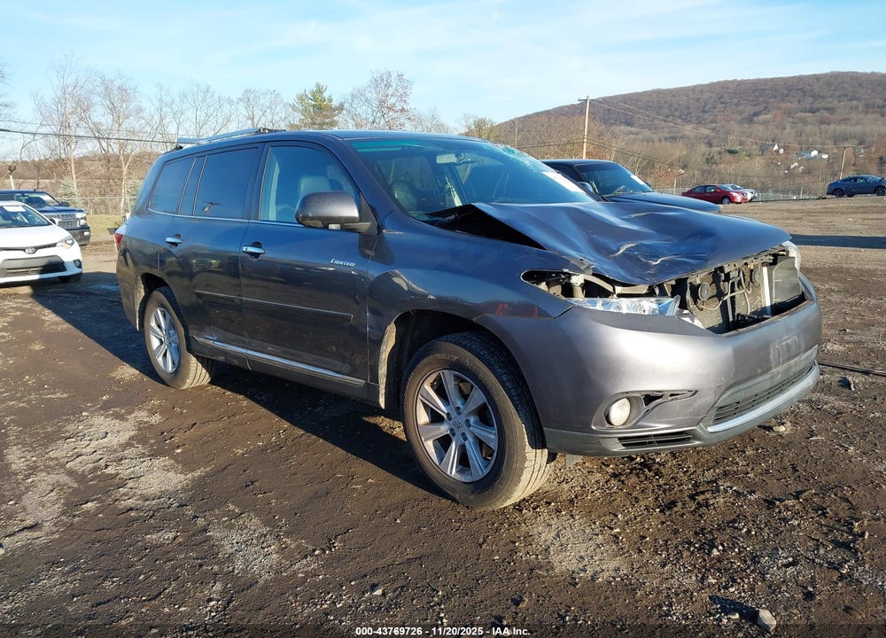 2011 TOYOTA HIGHLANDER LIMITED V6 VIN: 5TDDK3EH4BS077692