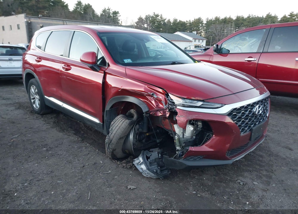 2019 HYUNDAI SANTA FE SE VIN: 5NMS2CAD1KH099534