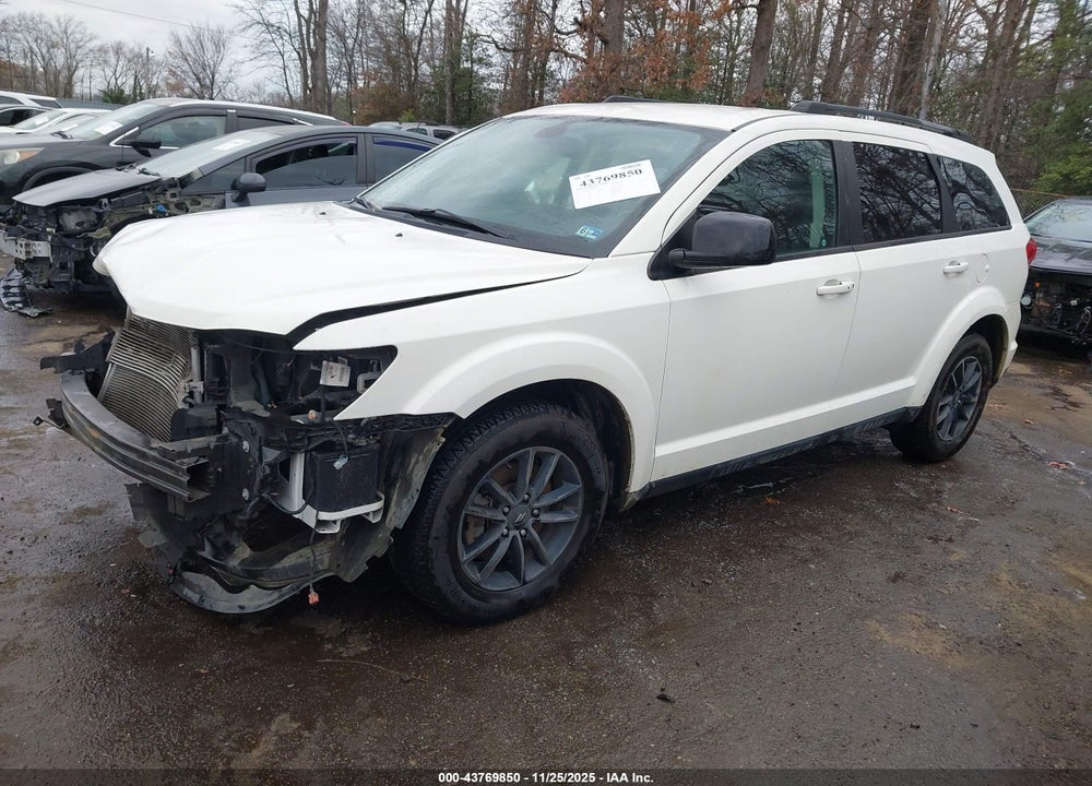 2019 DODGE JOURNEY SE VIN: 3C4PDCBB5KT870626