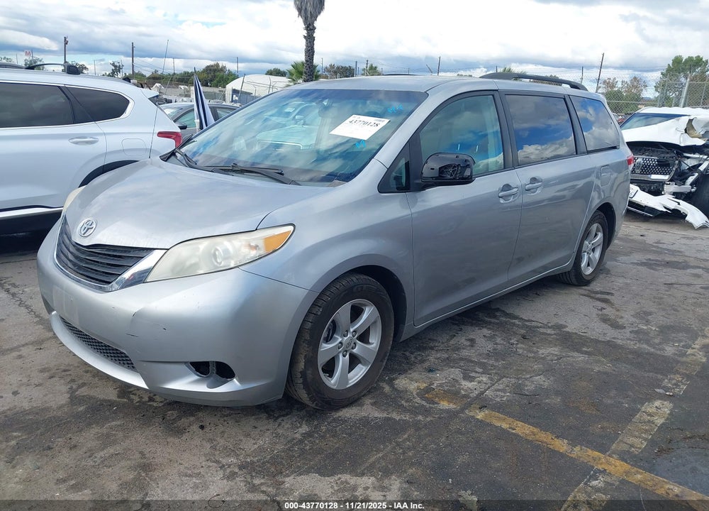 2012 TOYOTA SIENNA LE V6 8 PASSENGER VIN: 5TDKK3DC5CS191313