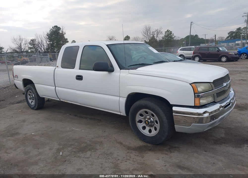 2005 CHEVROLET SILVERADO 1500 WORK TRUCK VIN: 1GCEK19T85E297645