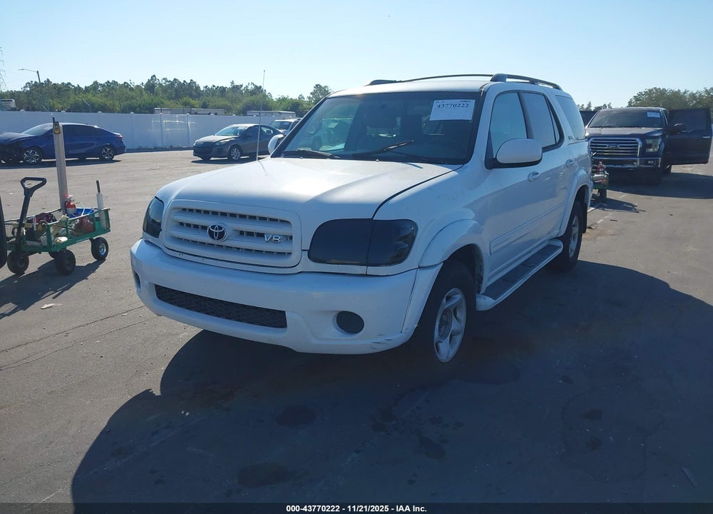 2002 TOYOTA SEQUOIA SR5 V8 VIN: 5TDBT44A02S105244