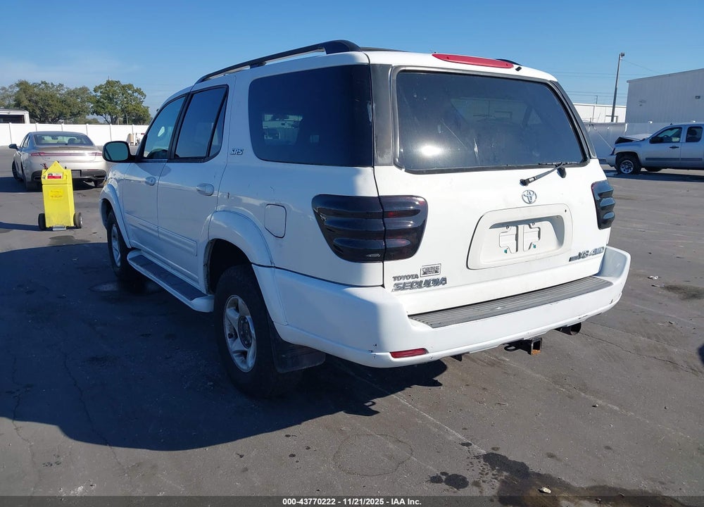 2002 TOYOTA SEQUOIA SR5 V8 VIN: 5TDBT44A02S105244