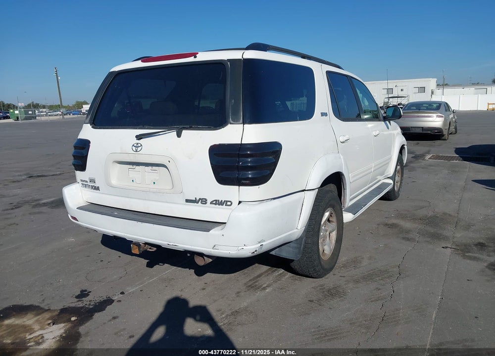 2002 TOYOTA SEQUOIA SR5 V8 VIN: 5TDBT44A02S105244