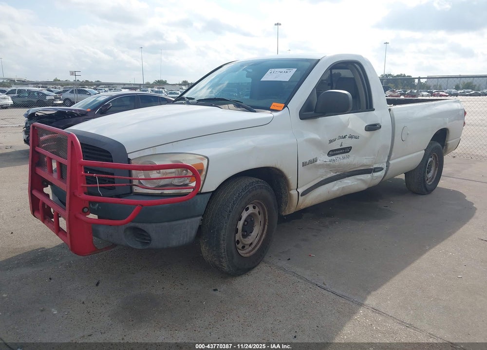 2008 DODGE RAM 1500 ST/SXT VIN: 1D7HA16N48J117262