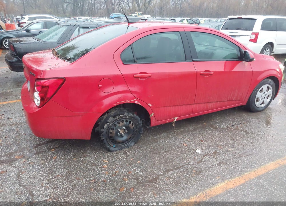 2013 CHEVROLET SONIC VIN: 1G1JB5SH1D4185648