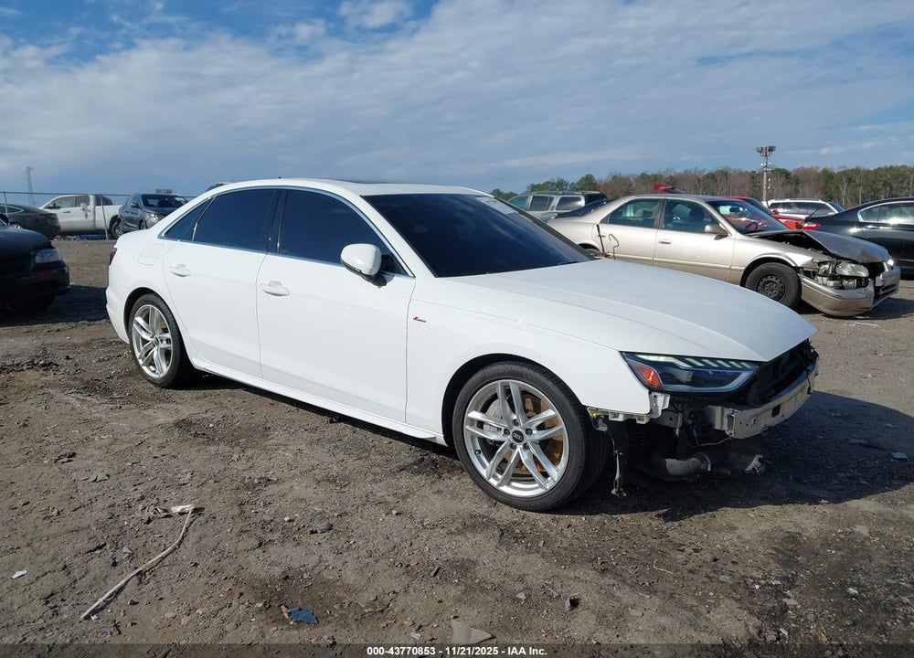 2022 AUDI A4 PREMIUM PLUS 45 TFSI S LINE QUATTRO S TRONIC VIN: WAUEAAF47NN014701