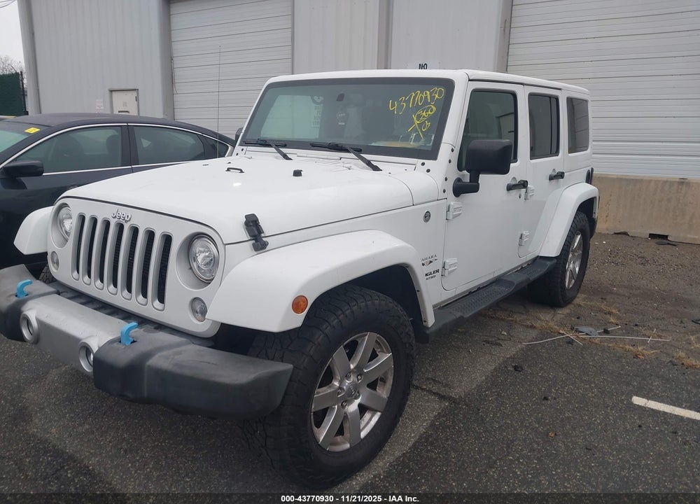 2017 ANGLER JEEP WR UNLIMITED SAHARA 4X4 VIN: 1C4BJWEG3HL517219