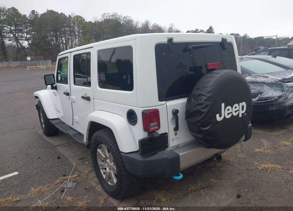 2017 ANGLER JEEP WR UNLIMITED SAHARA 4X4 VIN: 1C4BJWEG3HL517219