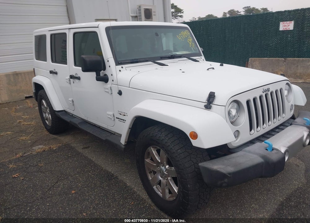 2017 ANGLER JEEP WR UNLIMITED SAHARA 4X4 VIN: 1C4BJWEG3HL517219