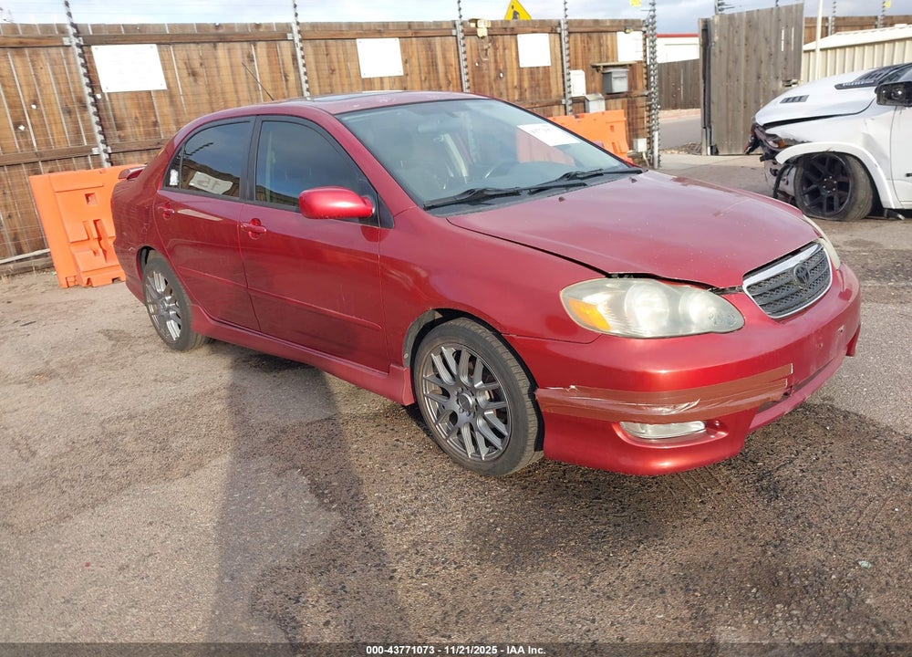 2005 TOYOTA COROLLA S VIN: 2T1BR32E55C454993