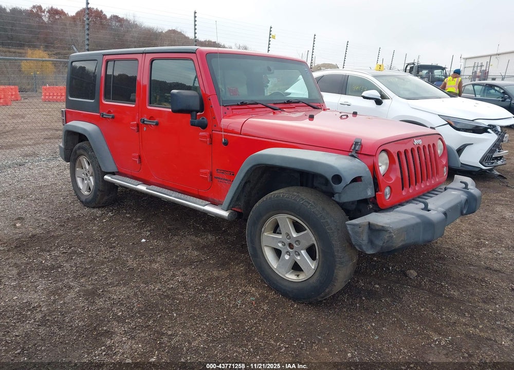 2014 JEEP WRANGLER UNLIMITED SPORT VIN: 1C4BJWDG6EL207644