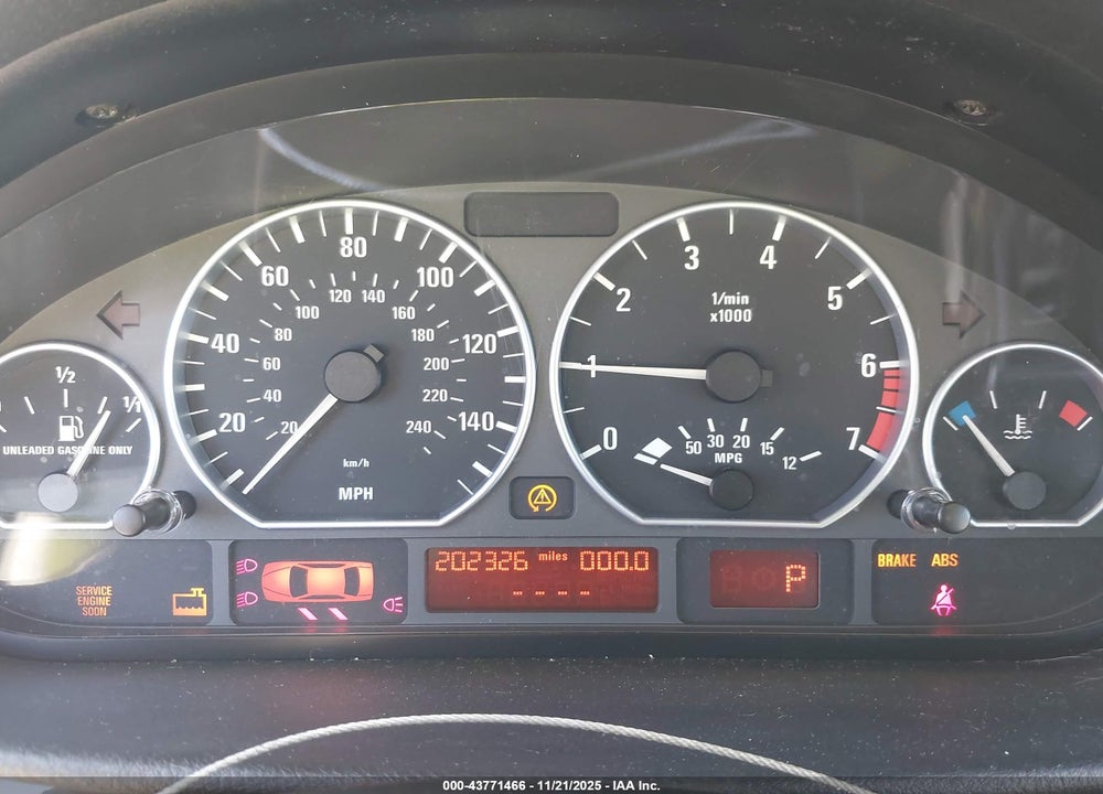 2003 BMW 330XI VIN: WBAEW53433PG21857