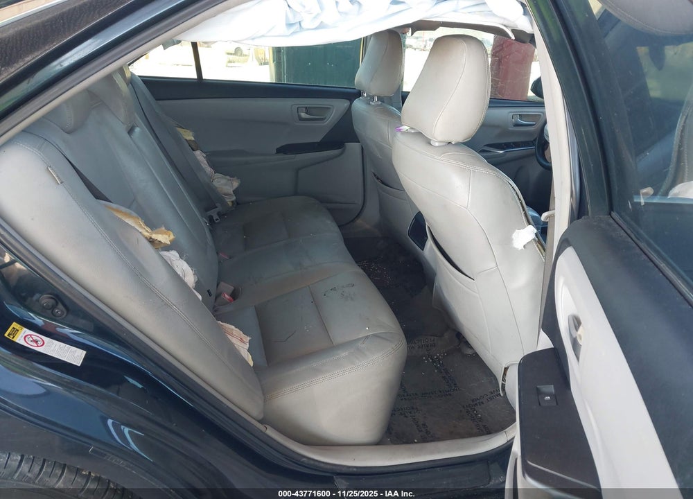 2015 TOYOTA CAMRY LE/XLE/SE/XSE VIN: 4T4BF1FK0FR494658