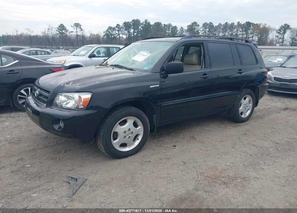 2005 TOYOTA HIGHLANDER LIMITED V6 VIN: JTEDP21A750088418