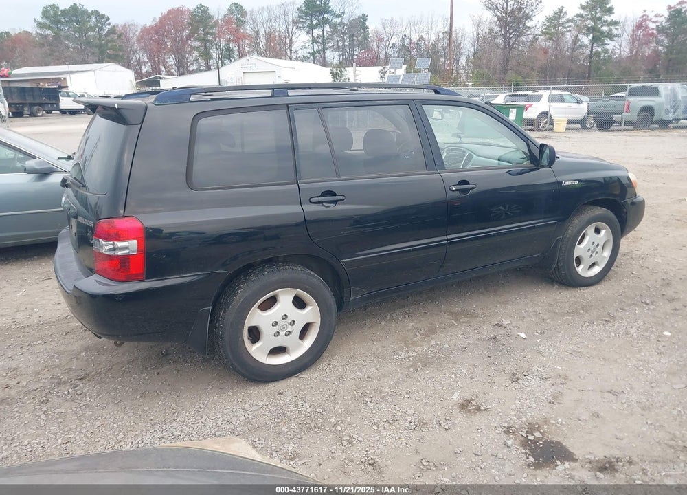 2005 TOYOTA HIGHLANDER LIMITED V6 VIN: JTEDP21A750088418