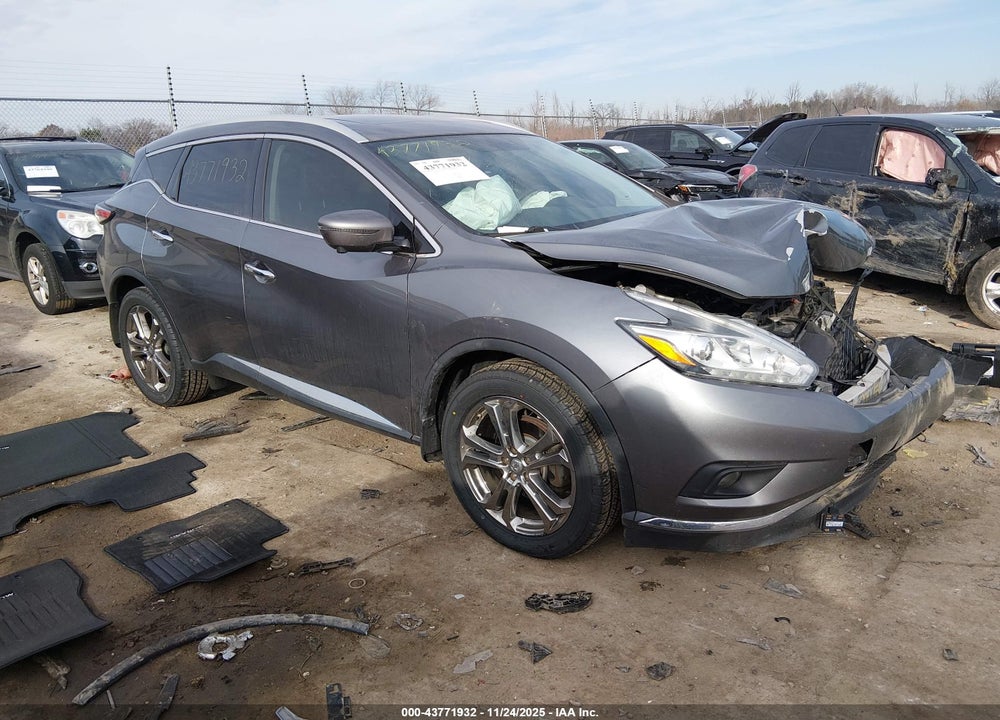 2018 NISSAN MURANO PLATINUM VIN: 5N1AZ2MH4JN185773