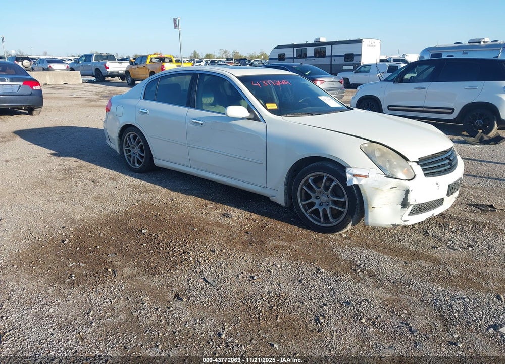 2006 INFINITI G35 VIN: JNKCV51E26M503843