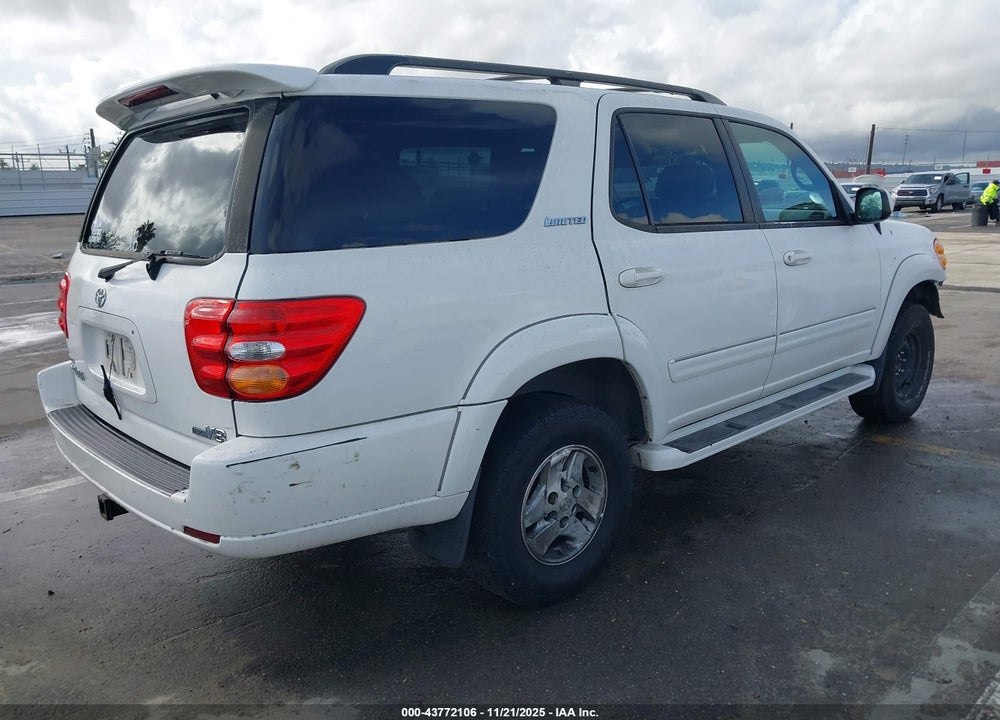 2002 TOYOTA SEQUOIA LIMITED V8 VIN: 5TDZT38A92S066236