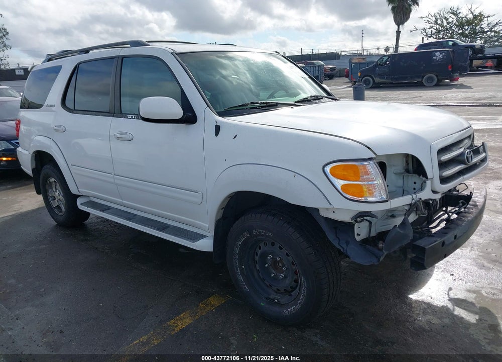 2002 TOYOTA SEQUOIA LIMITED V8 VIN: 5TDZT38A92S066236