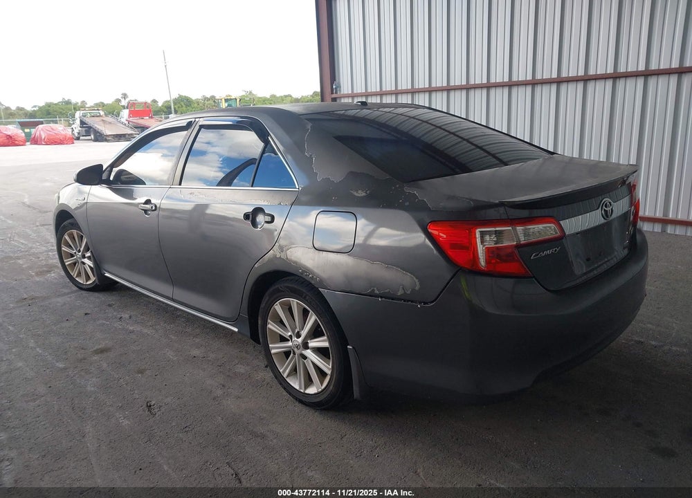 2012 TOYOTA CAMRY HYBRID XLE VIN: 4T1BD1FKXCU035228