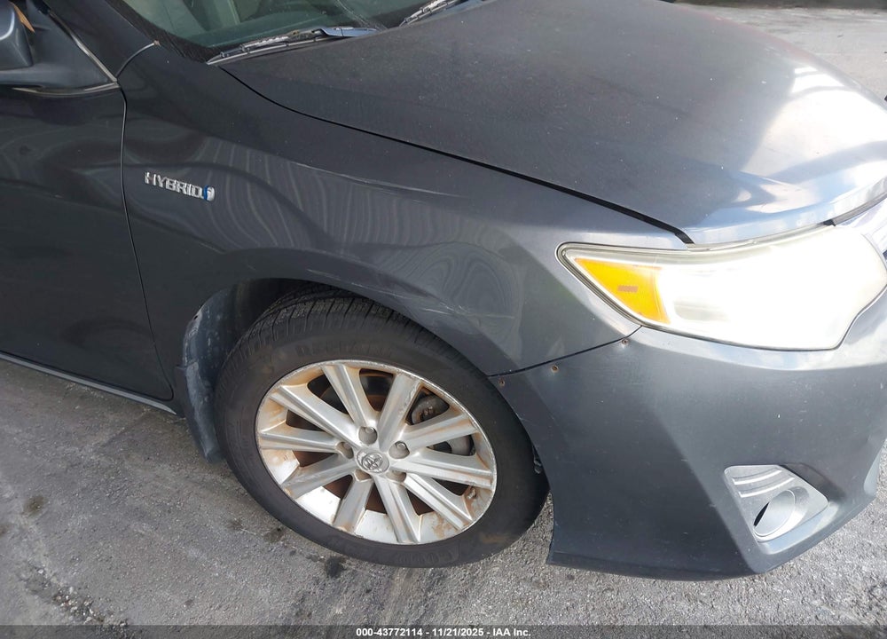 2012 TOYOTA CAMRY HYBRID XLE VIN: 4T1BD1FKXCU035228