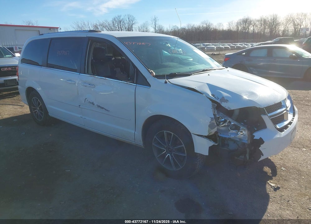2017 DODGE GRAND CARAVAN SXT VIN: 2C4RDGCG3HR863664