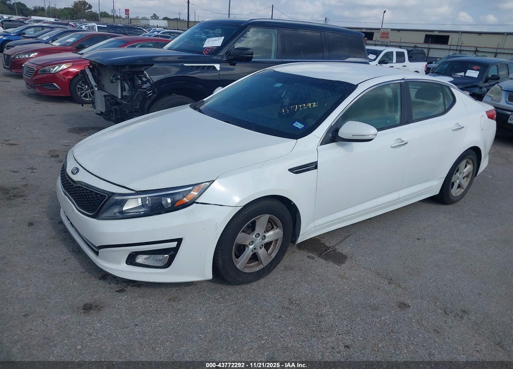 2015 KIA OPTIMA LX VIN: KNAGM4A76F5647498