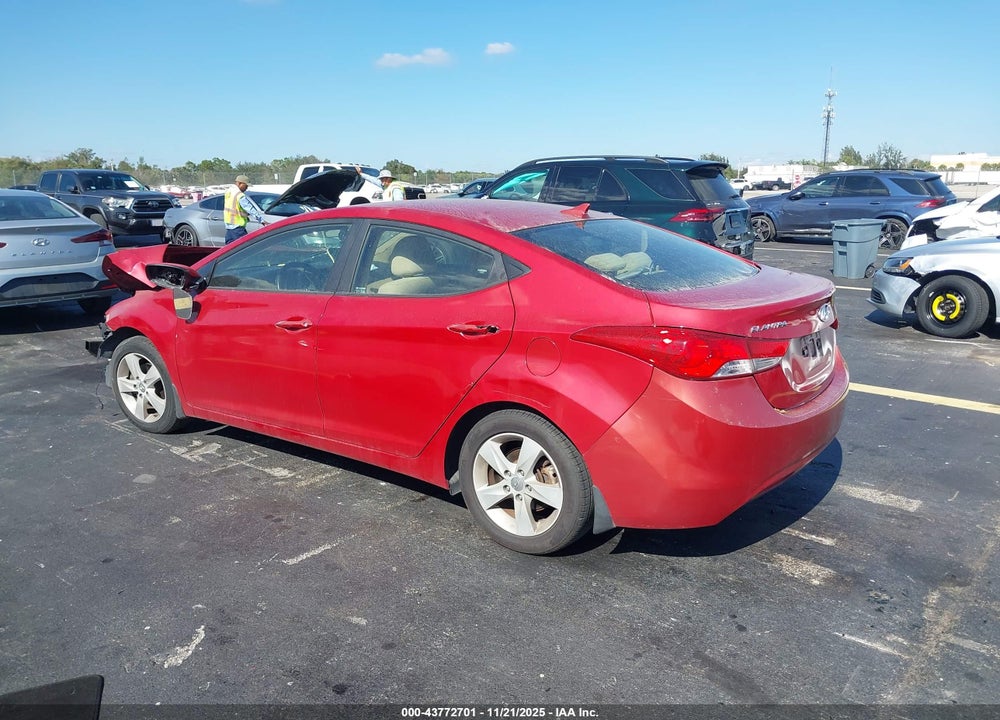 2013 HYUNDAI ELANTRA GLS VIN: KMHDH4AE8DU973066