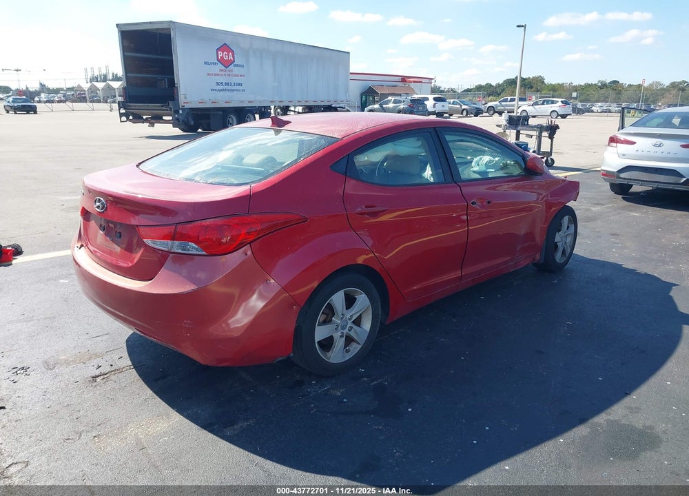 2013 HYUNDAI ELANTRA GLS VIN: KMHDH4AE8DU973066
