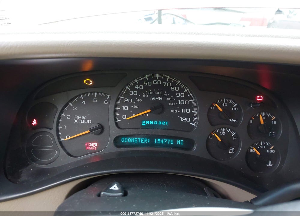 2003 CHEVROLET TAHOE Z71 VIN: 1GNEK13Z43R259405