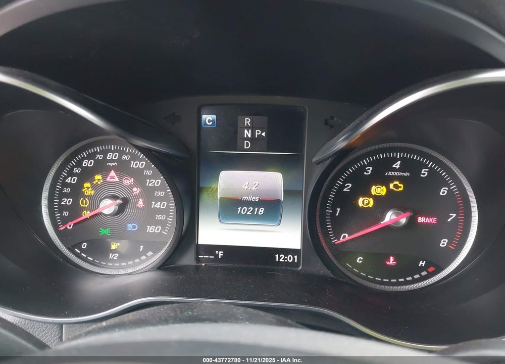 2019 MERCEDES-BENZ GLC CLASS VIN: WDC0G4KB0KV195776