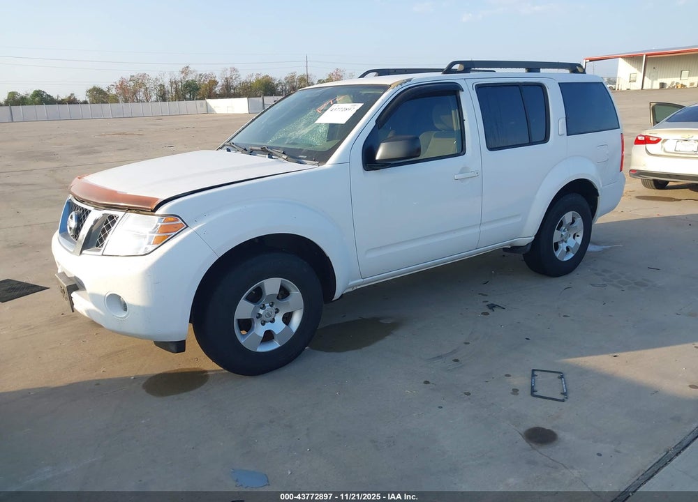 2010 NISSAN PATHFINDER S FE+ VIN: 5N1AR1NN9AC607756