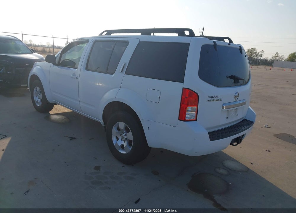 2010 NISSAN PATHFINDER S FE+ VIN: 5N1AR1NN9AC607756