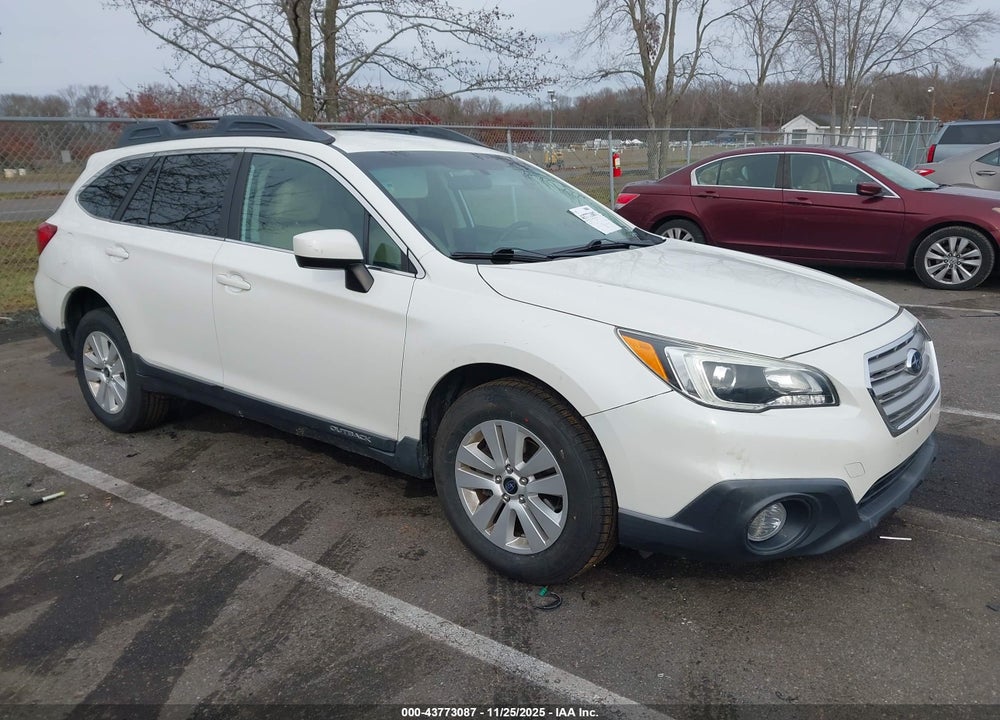 2015 SUBARU OUTBACK 2.5I PREMIUM VIN: 4S4BSACC2F3343720