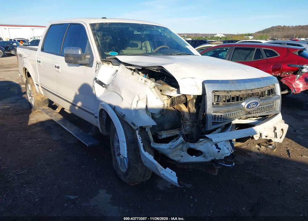 2010 FORD F-150 PLATINUM VIN: 1FTFW1EV5AFA86259