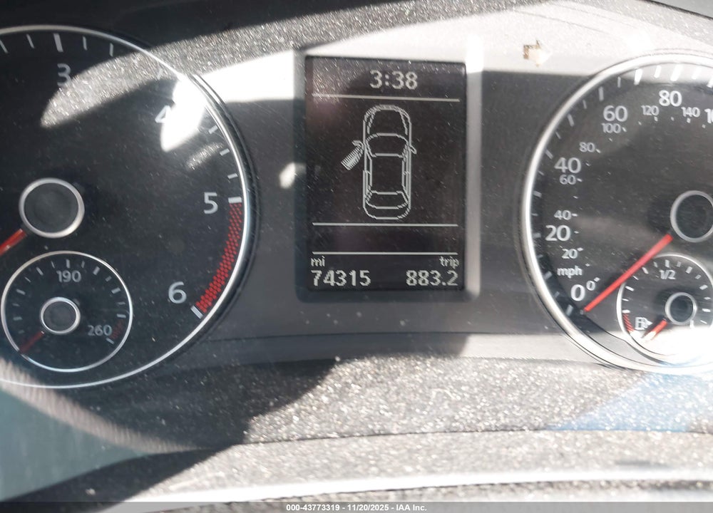 2013 VOLKSWAGEN PASSAT 2.0L TDI SE VIN: 1VWBN7A3XDC146466