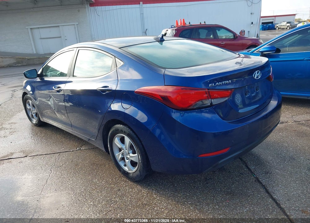 2015 HYUNDAI ELANTRA SE VIN: 5NPDH4AE3FH650707