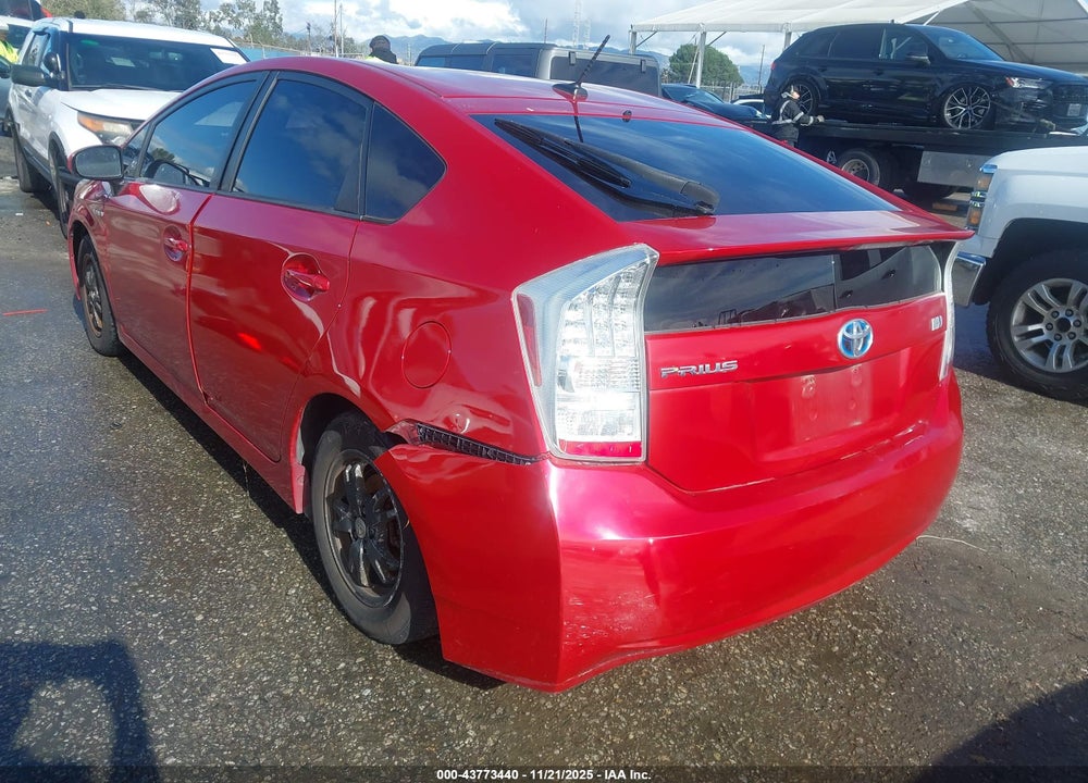 2011 TOYOTA PRIUS THREE VIN: JTDKN3DU5B5365630