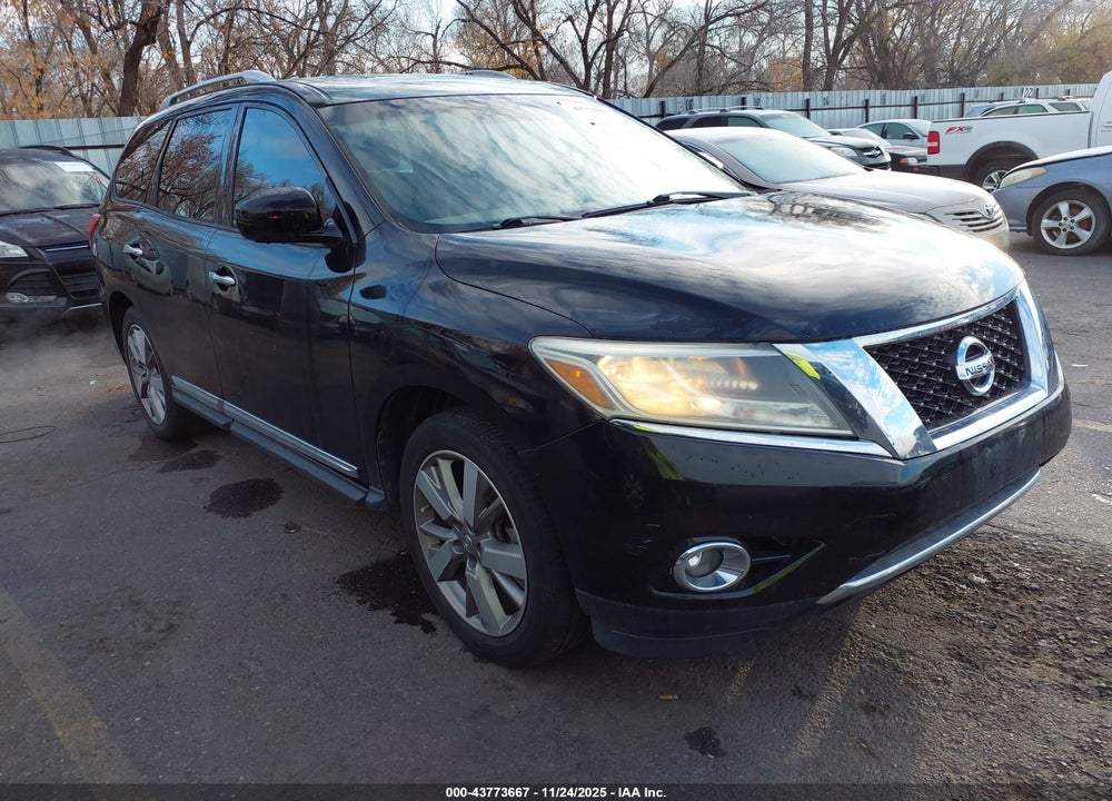 2013 NISSAN PATHFINDER PLATINUM VIN: 5N1AR2MN0DC670627