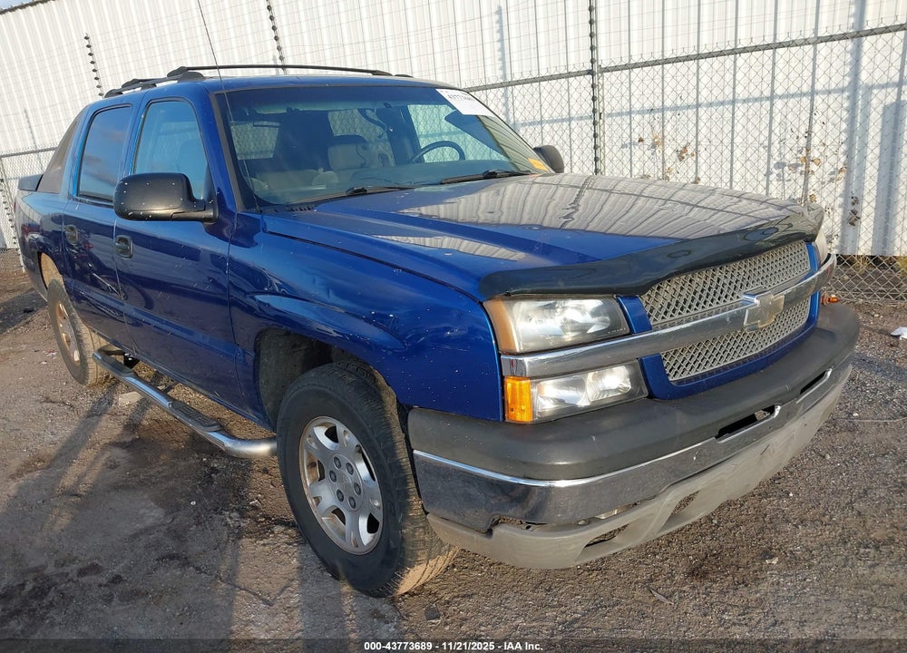 2004 CHEVROLET AVALANCHE 1500 VIN: 3GNEC12T74G112121