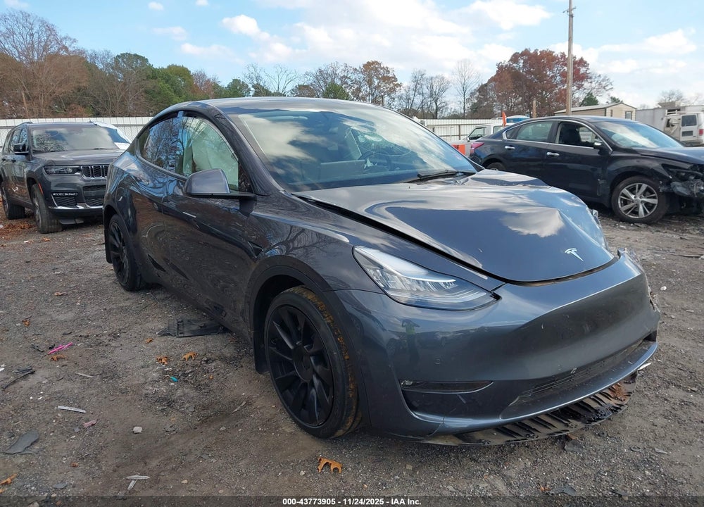 2021 TESLA MODEL Y LONG RANGE DUAL MOTOR ALL-WHEEL DRIVE VIN: 5YJYGDEE1MF176377