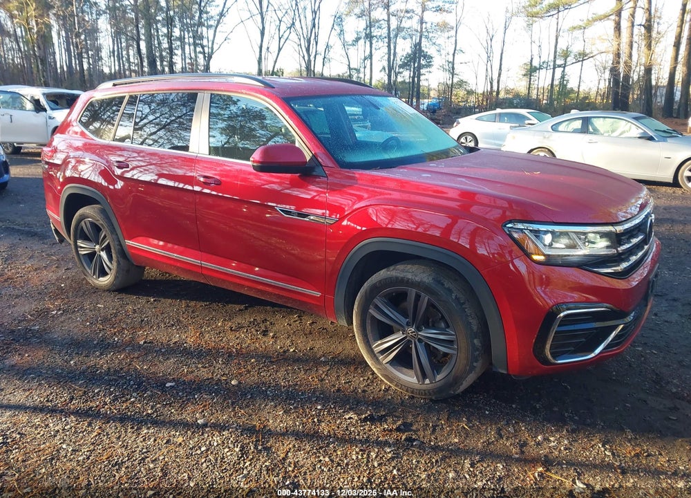 2021 VOLKSWAGEN ATLAS 3.6L V6 SE W/TECHNOLOGY R-LINE VIN: 1V2NR2CA0MC530631
