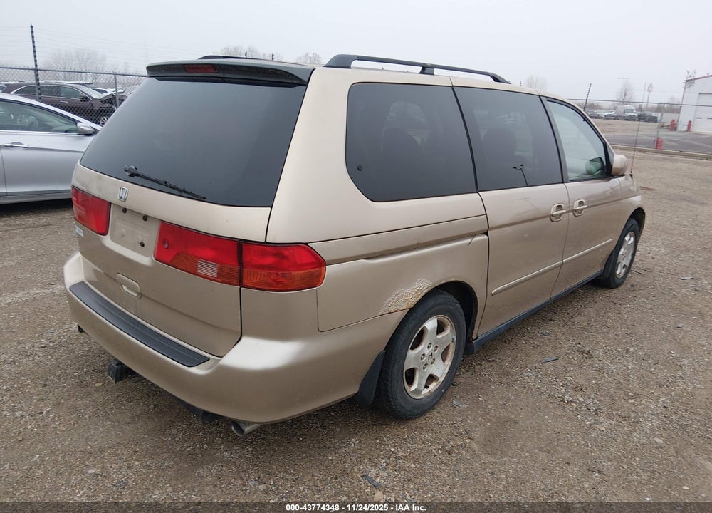 2000 HONDA ODYSSEY EX VIN: 2HKRL1869YH621331